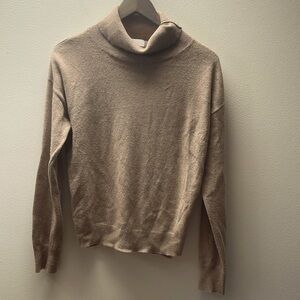 Isalis Taupe Turtleneck Sweater - Size S